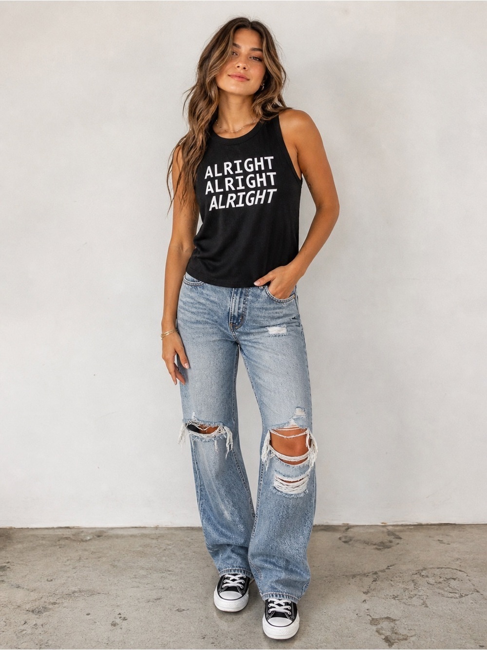 MADISON & BERKELEY | “Alright” tank top - Picture 2 of 7
